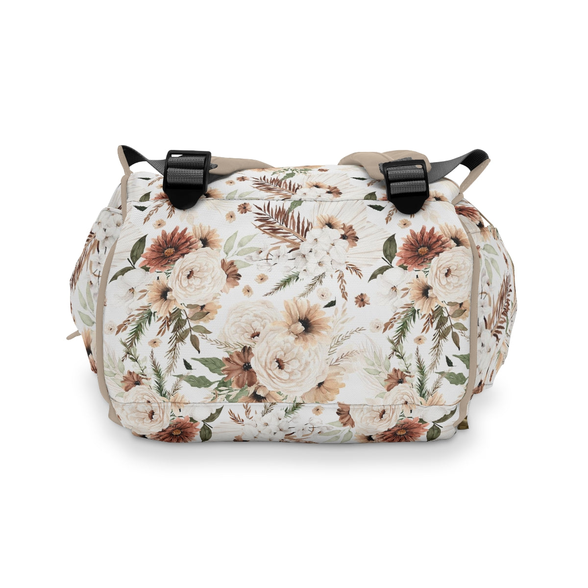 PERSONALIZED DIAPER BAG BACKPACK - BOHO FLORAL