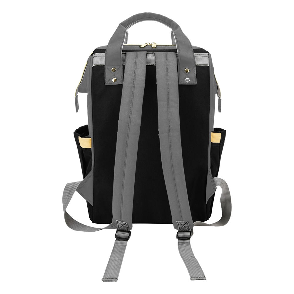 PERSONALIZED DIAPER BAG BACKPACK | BLACK AND WHITE CHECKERED