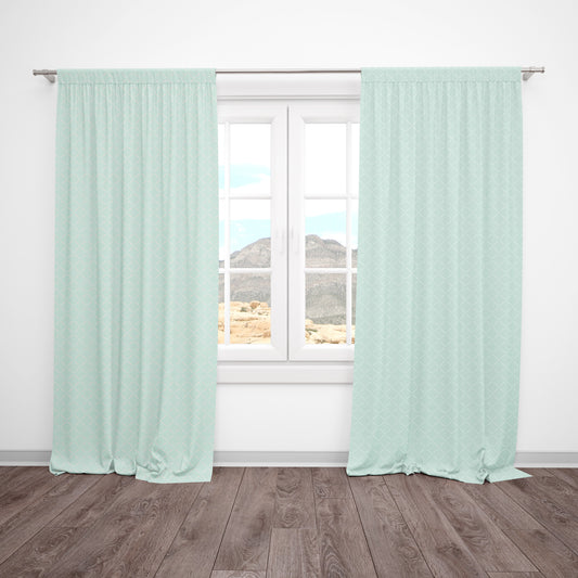 CURTAINS - FAULTY ARROW IN SOFT MINT