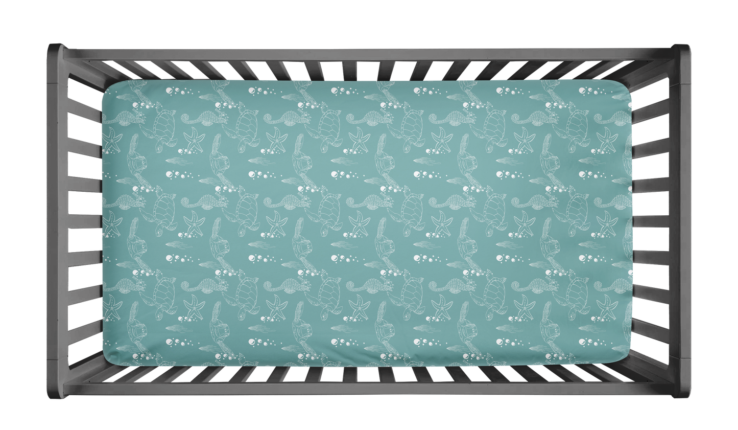 OCEAN NURSERY CRIB BEDDING