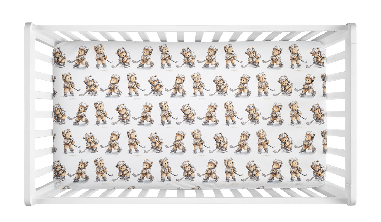 CRIB SHEET - TEDDY BEAR HOCKEY