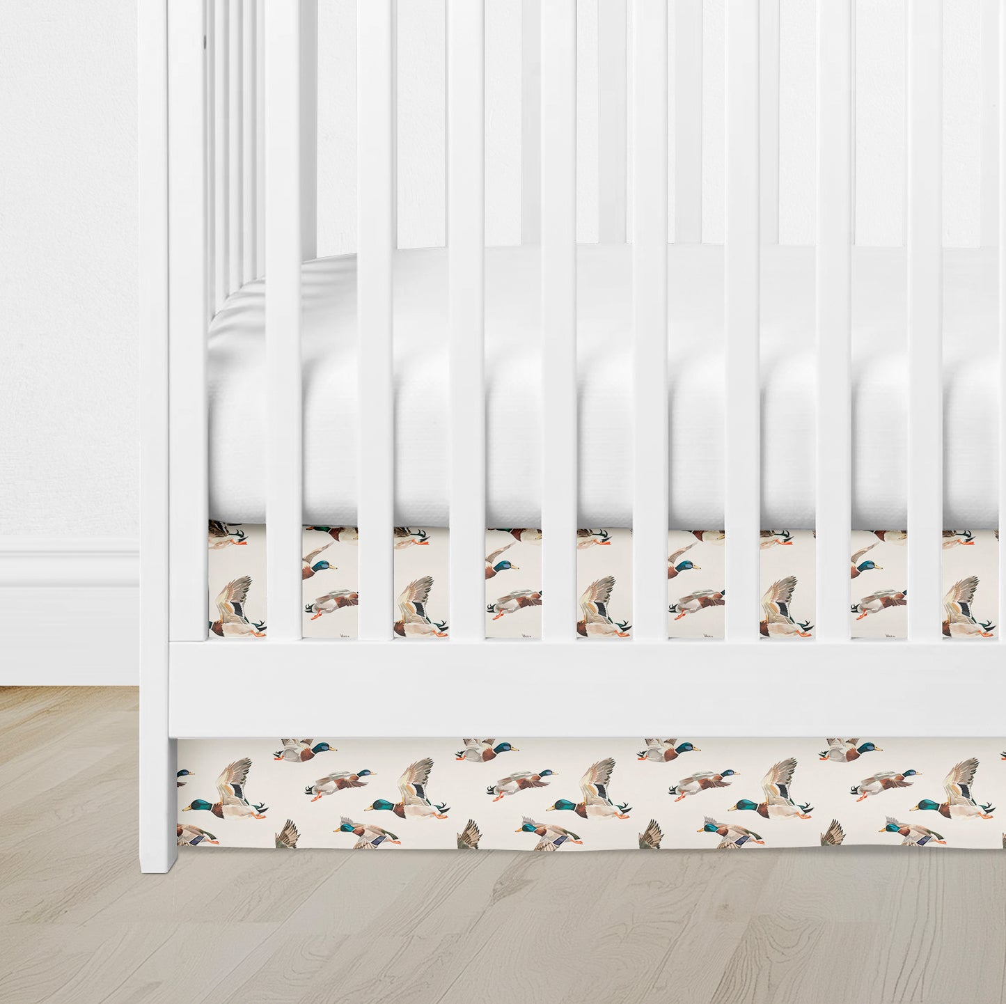 CRIB SKIRT - MALLARD DUCKS