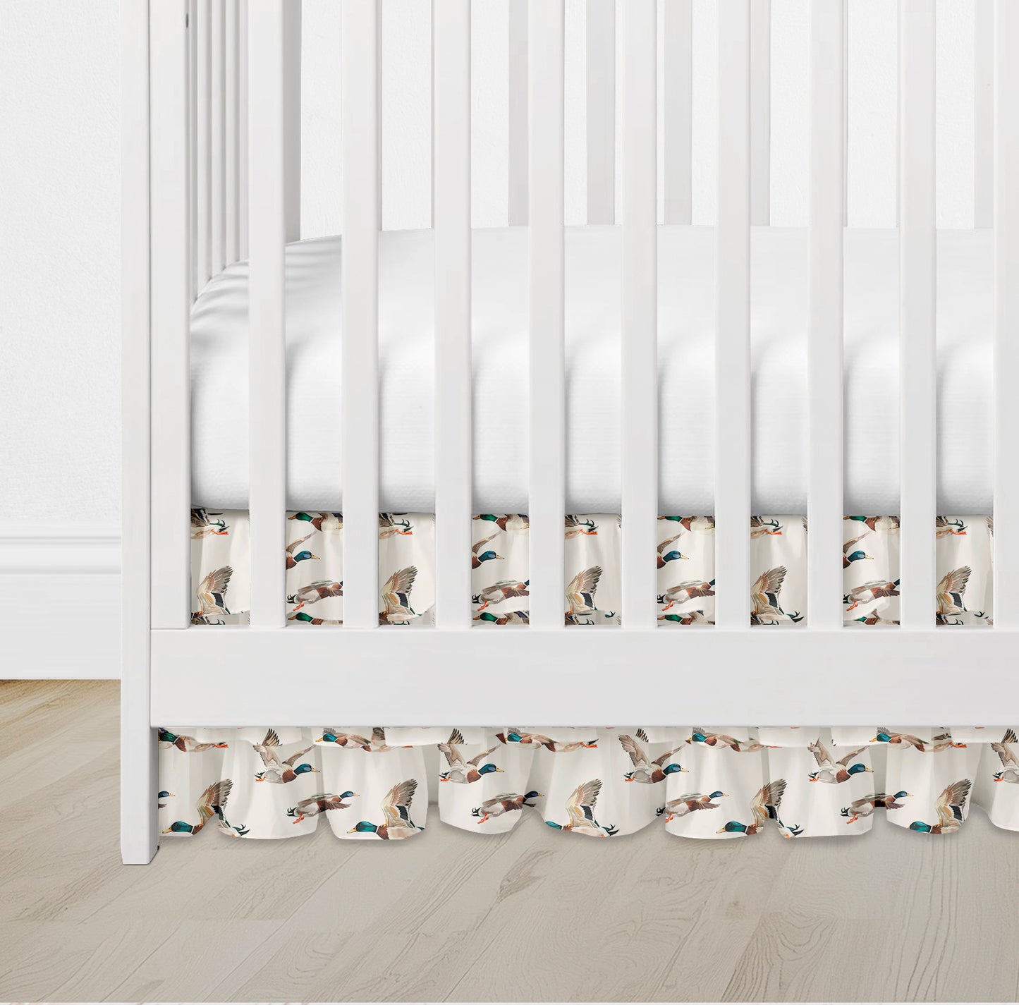 CRIB SKIRT - MALLARD DUCKS