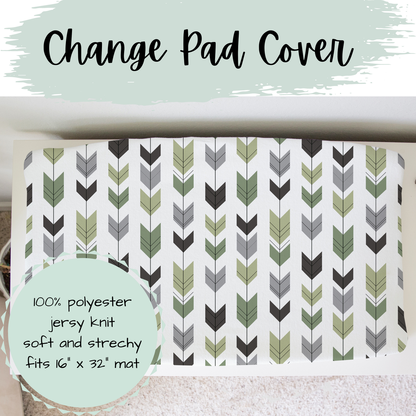 CRIB BEDDING - WOODLAND FOREST ANIMALS IN SAGE GREEN