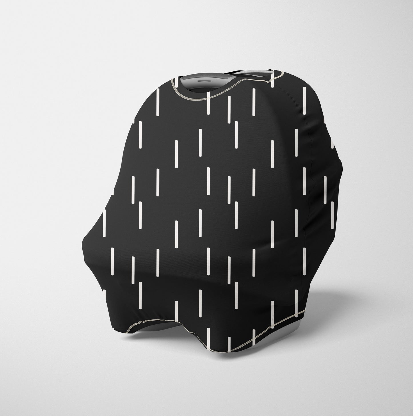 CAR SEAT COVER - BLACK DASHES