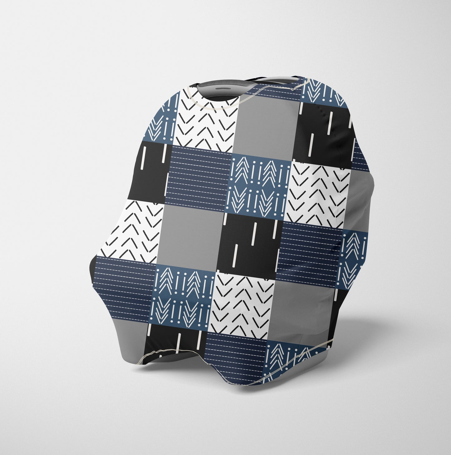 CAR SEAT COVER - TRIBAL PATCHWORK