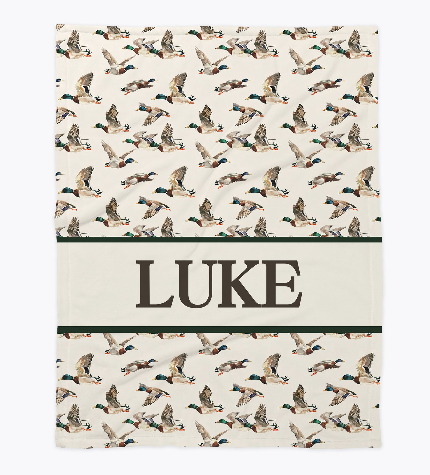 BLANKET - PERSONALIZED MALLARD DUCK