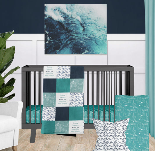OCEAN NURSERY CRIB BEDDING