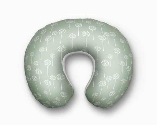 NURSING PILLOW COVER - SAGE DANDELION