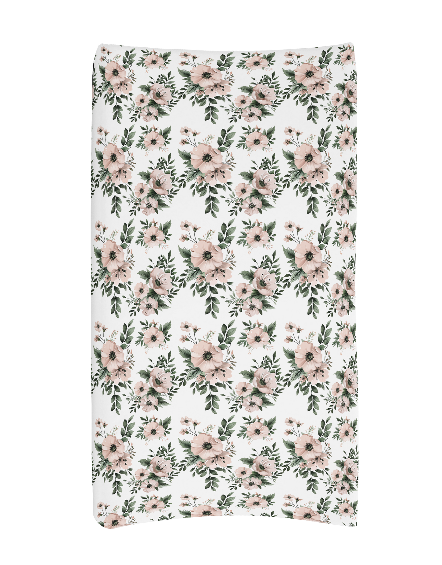 HIGHLAND COW IN PINK FLORAL CRIB BEDDING