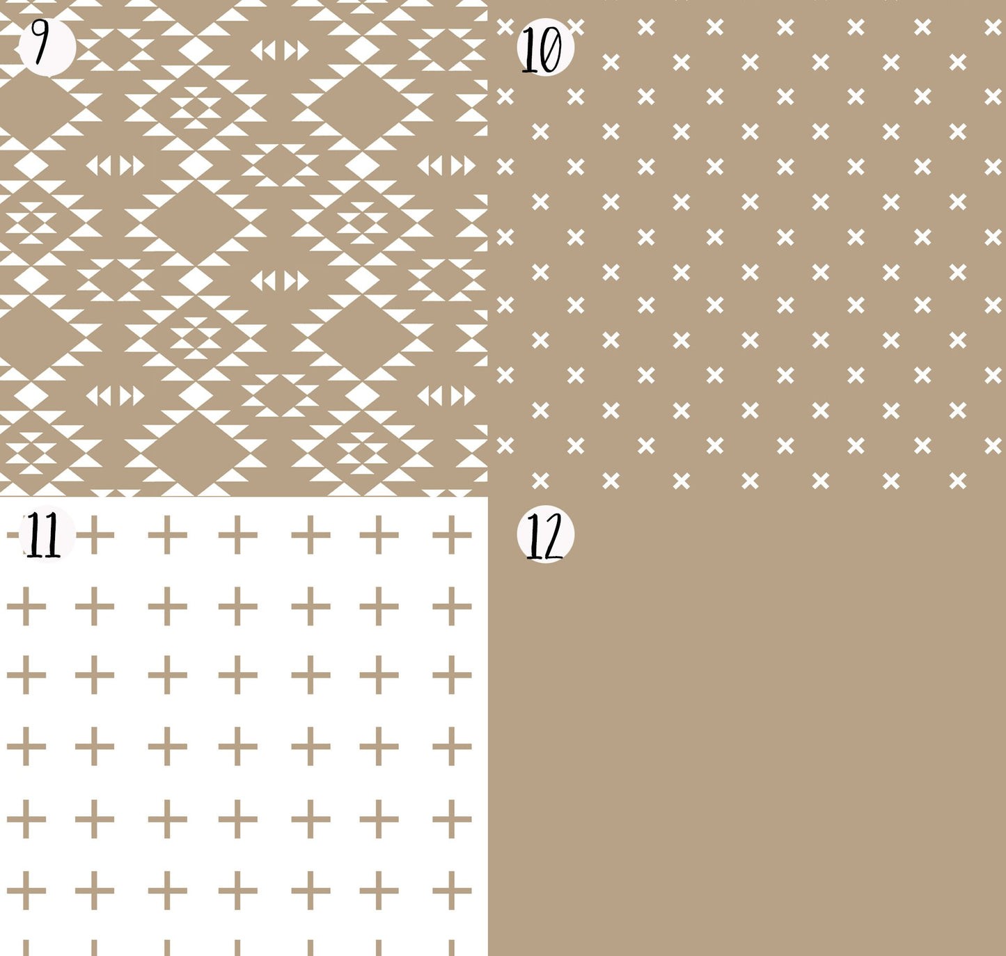 Custom Nursery Decor and Crib Bedding - Choose Your Own Patterns - Earth Tones and Modern Designs