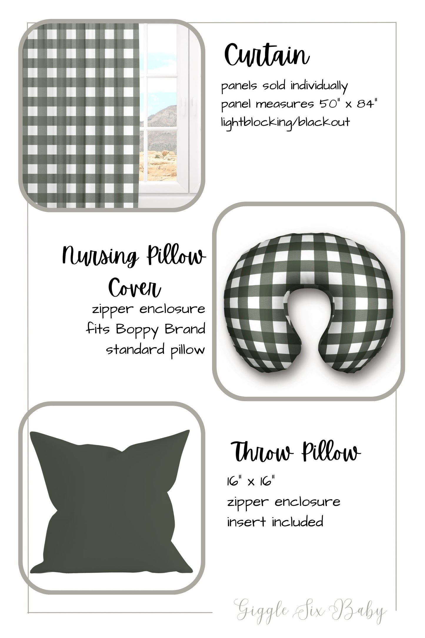 Bear Crib Bedding Pattern Options, Woodland Baby Boy Nursery Bedding, Mix and Match Custom Baby Bedding, Green Brown and Black Nursery