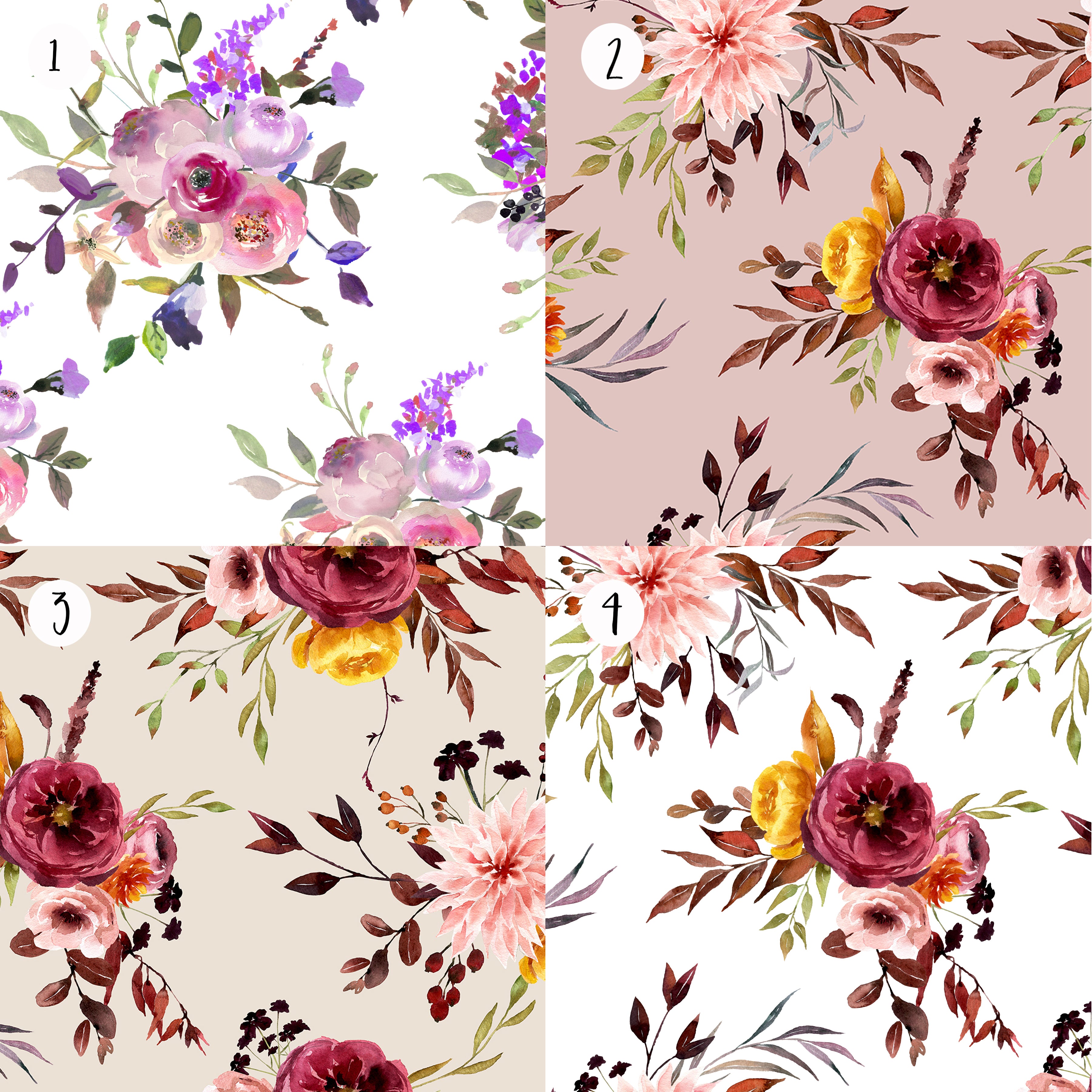 Floral Fabric Options for Crib Bedding