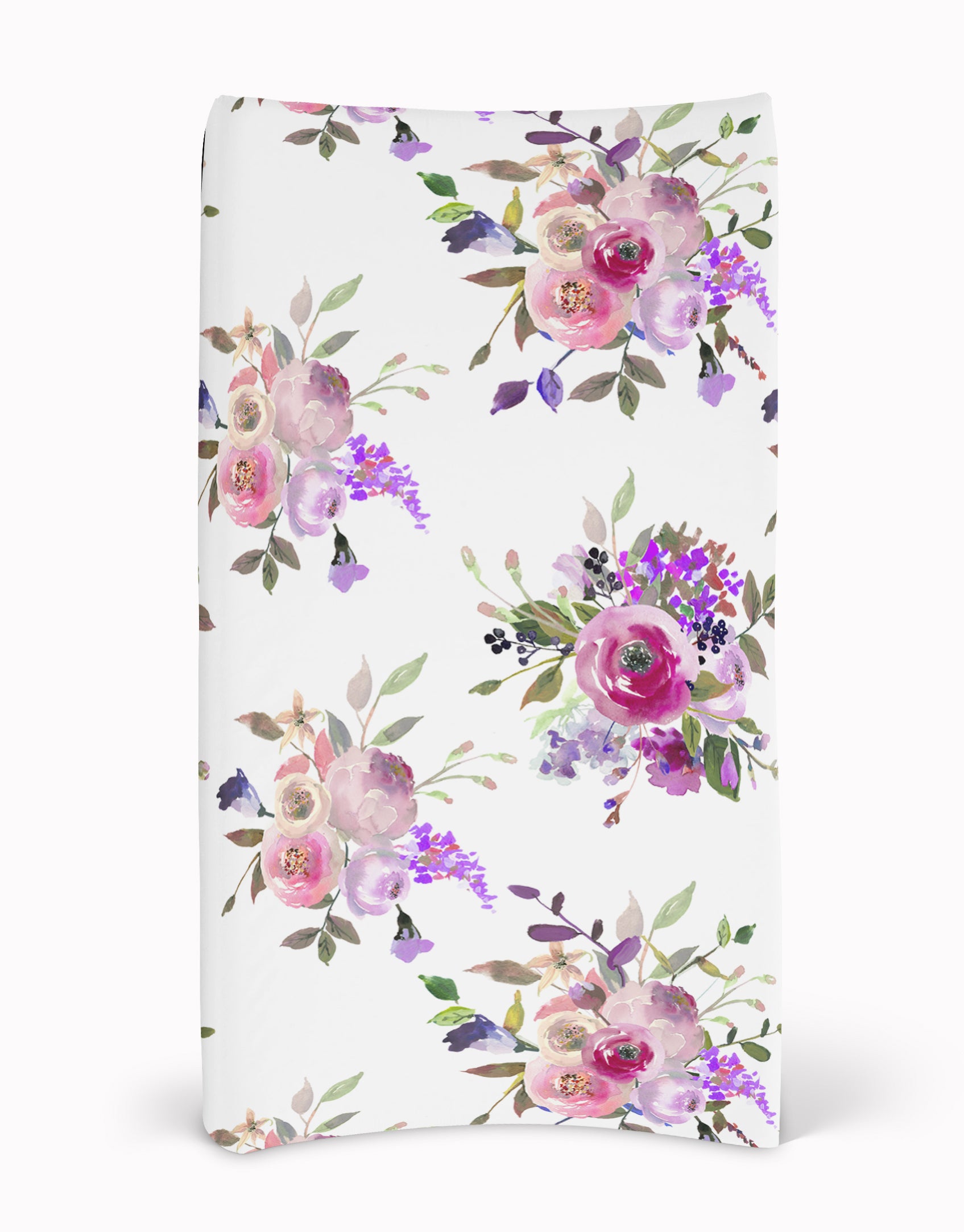 Gracie Floral Crib Sheet and Change Pad Cover
