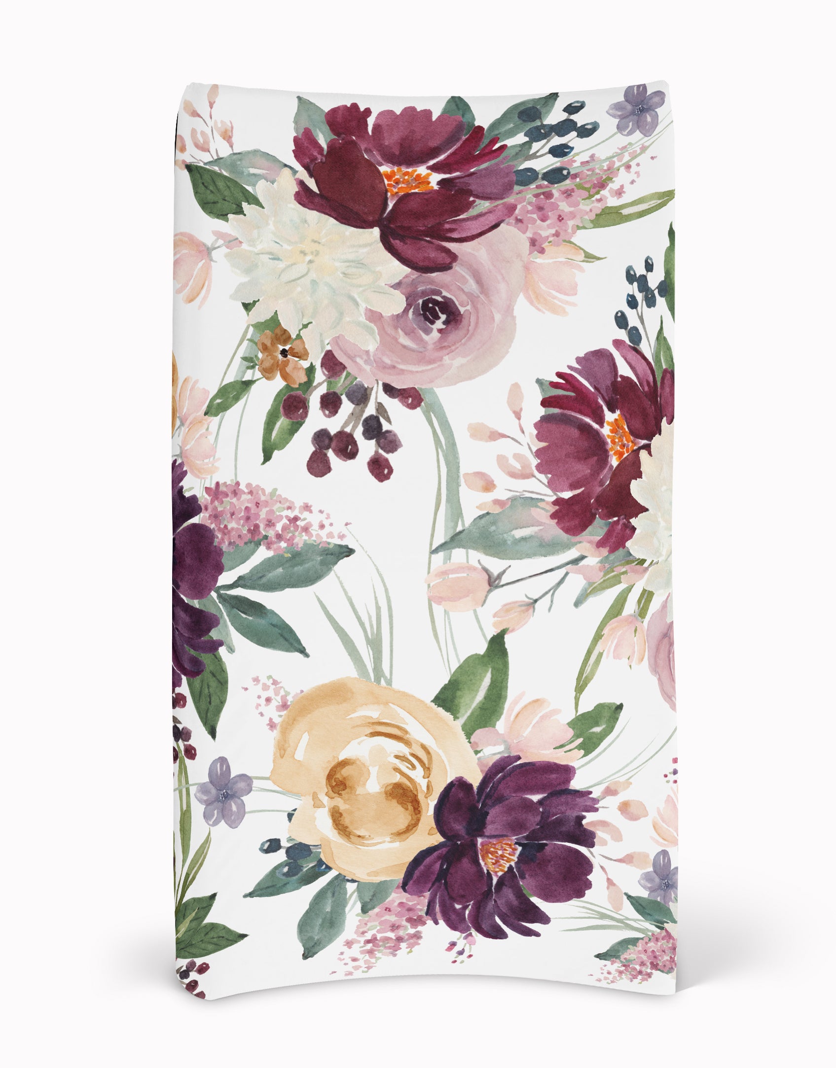 Garden Floral Crib Sheet and Change Pad Cover