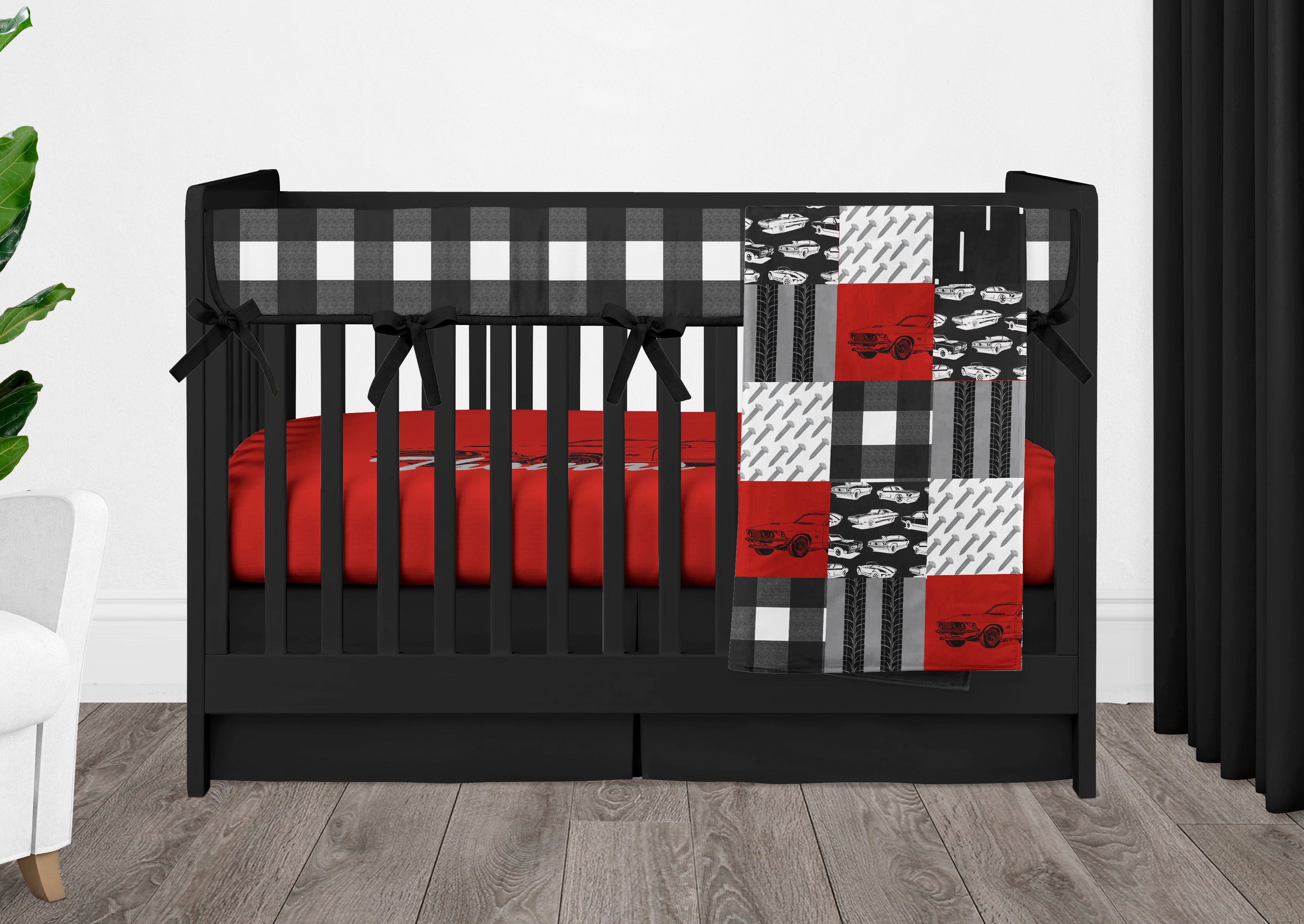 Personalized Classic Muscle Car Minky Blanket