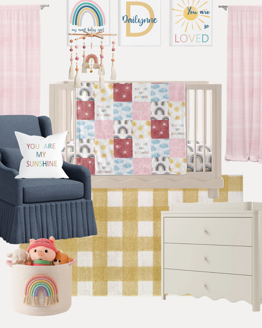 Shop the Look: Baby Girl Rainbow Nursery Ideas
