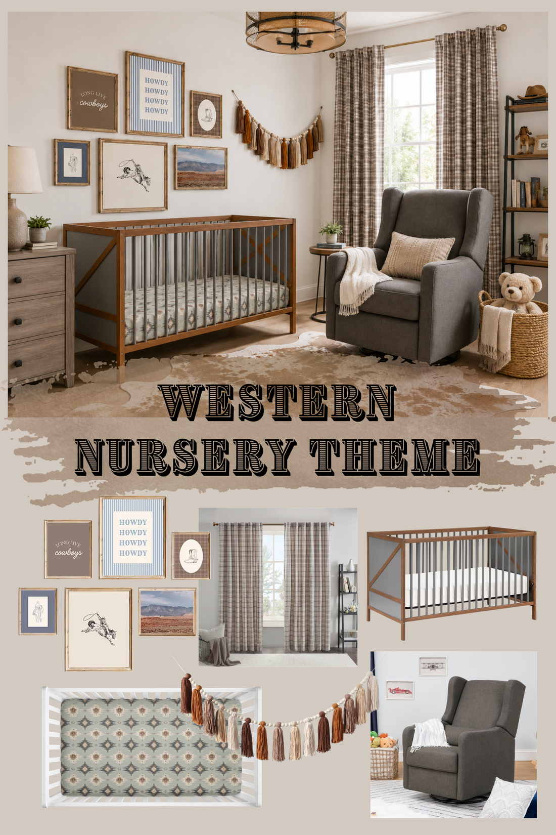 How to Pull Together a Classic Western Baby Boy Nursery Without Going Full Rodeo