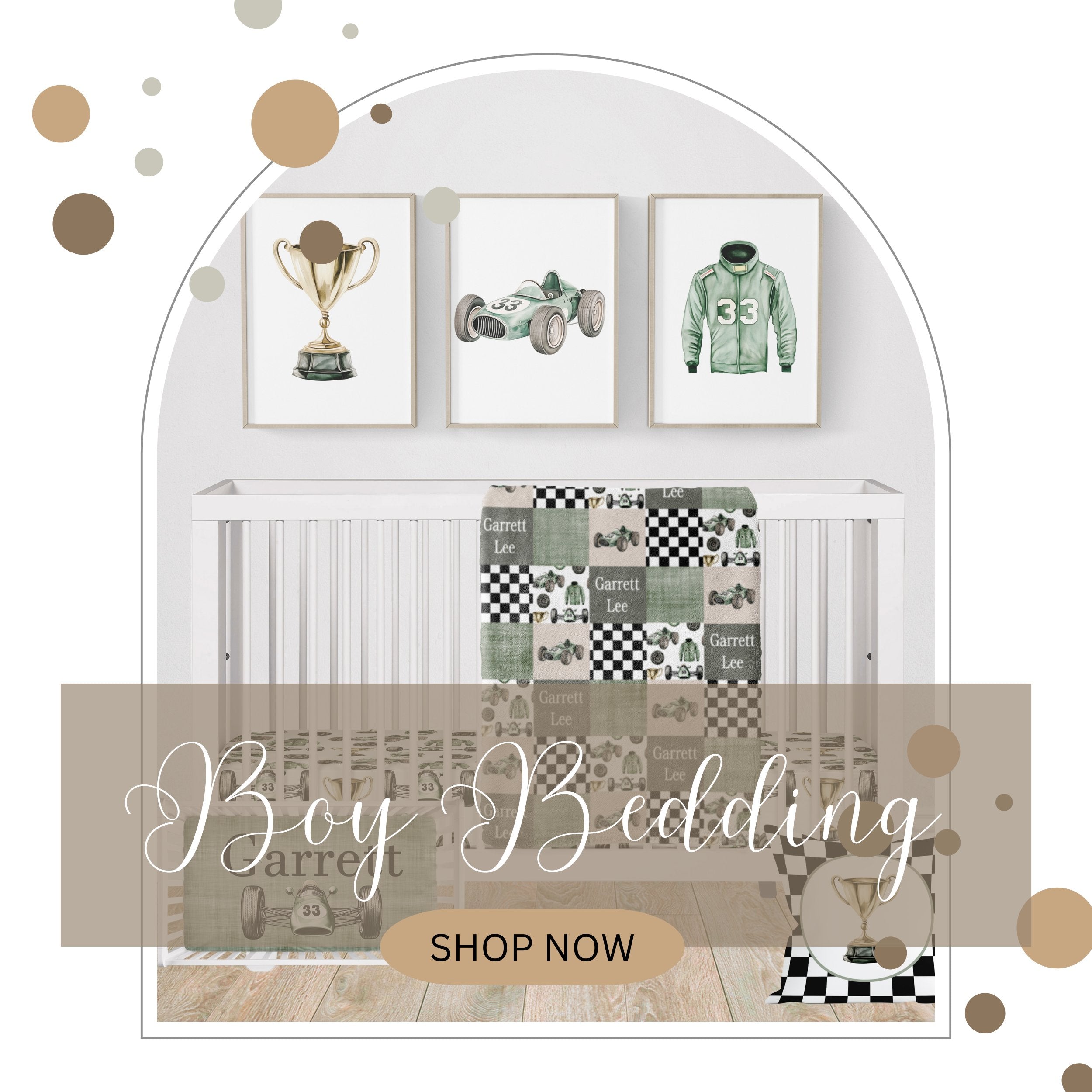 Giggle Six Baby, Handmade Crib Bedding