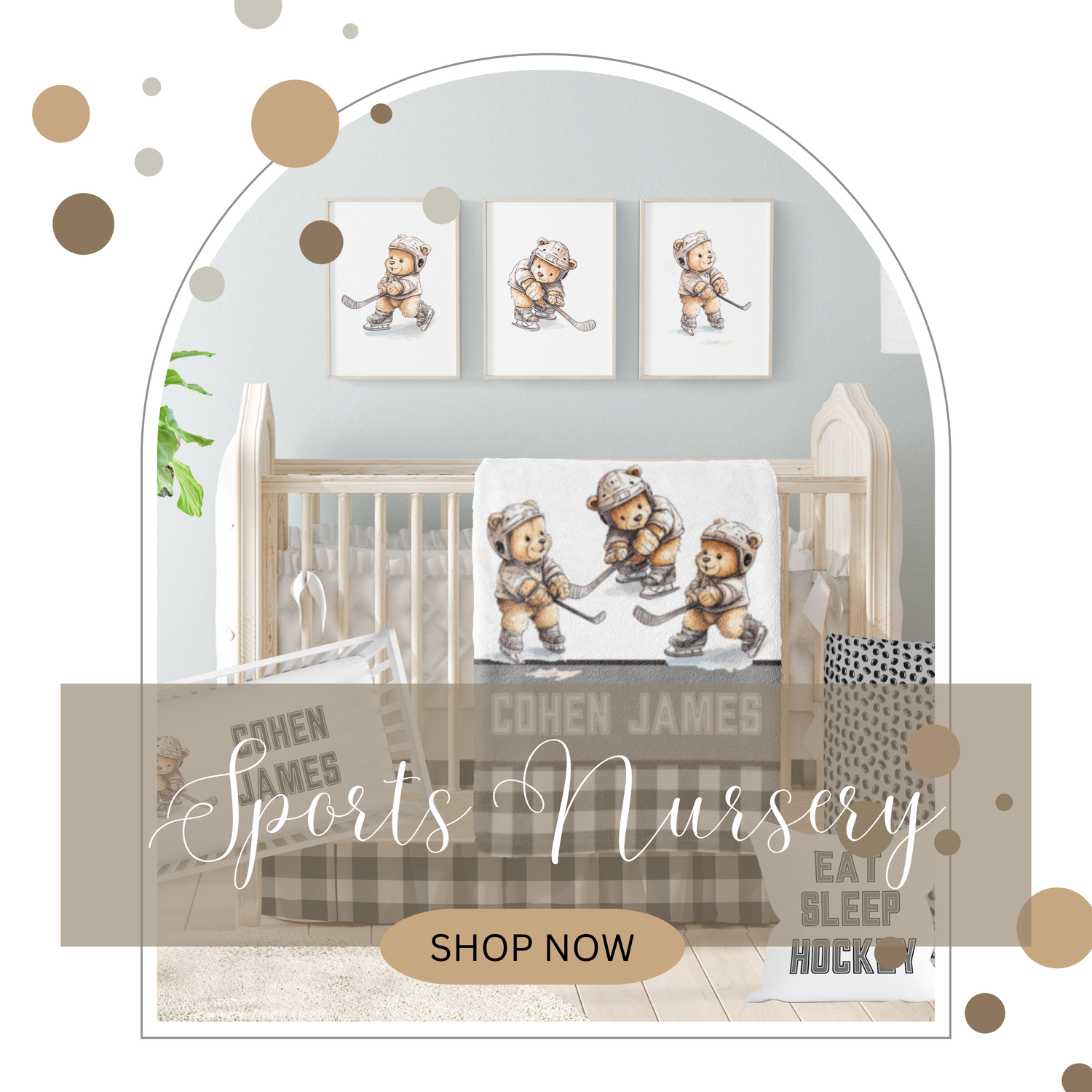 Sports Crib Bedding
