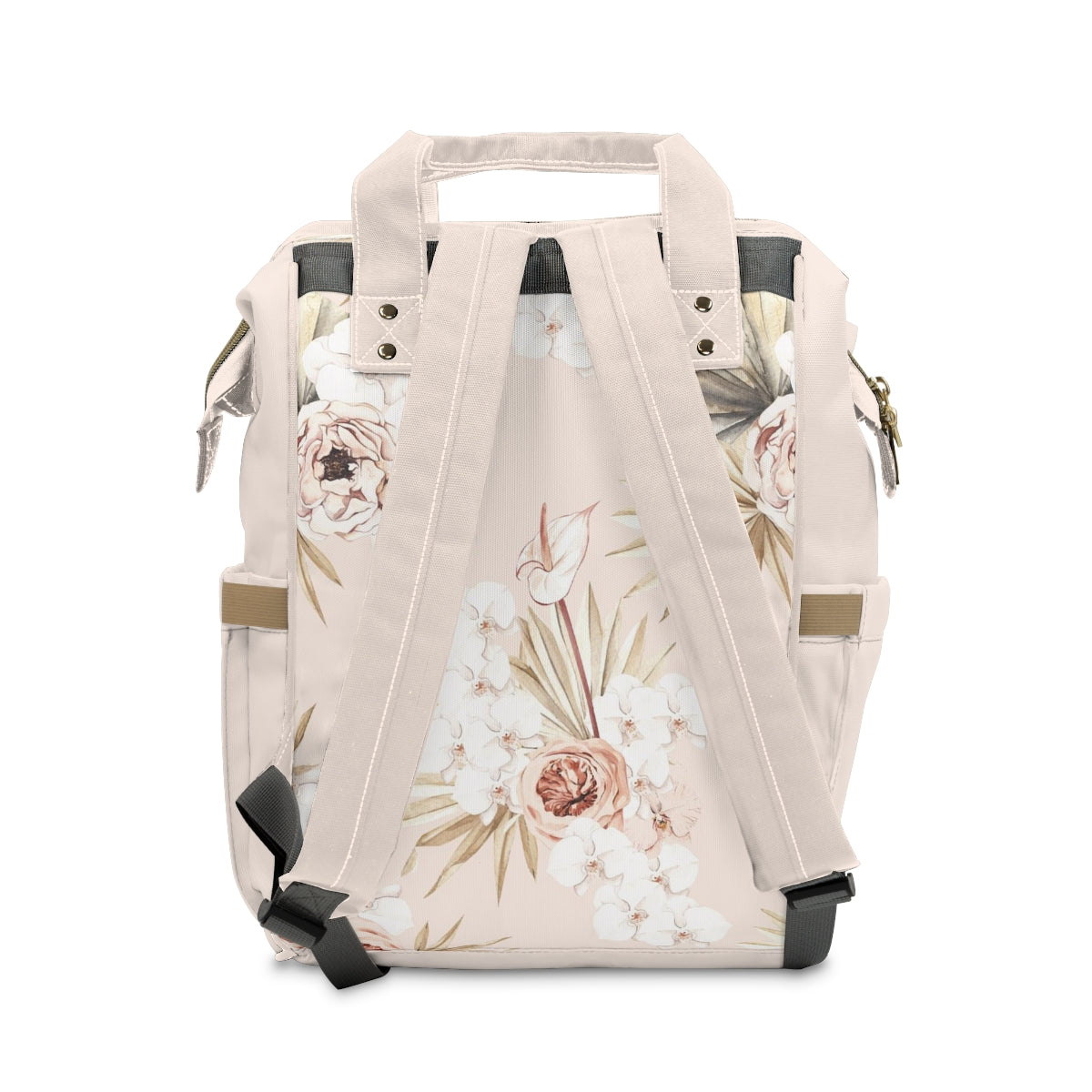 PERSONALIZED DIAPER BAG BACKPACK | TROPICAL BOHO FLORAL