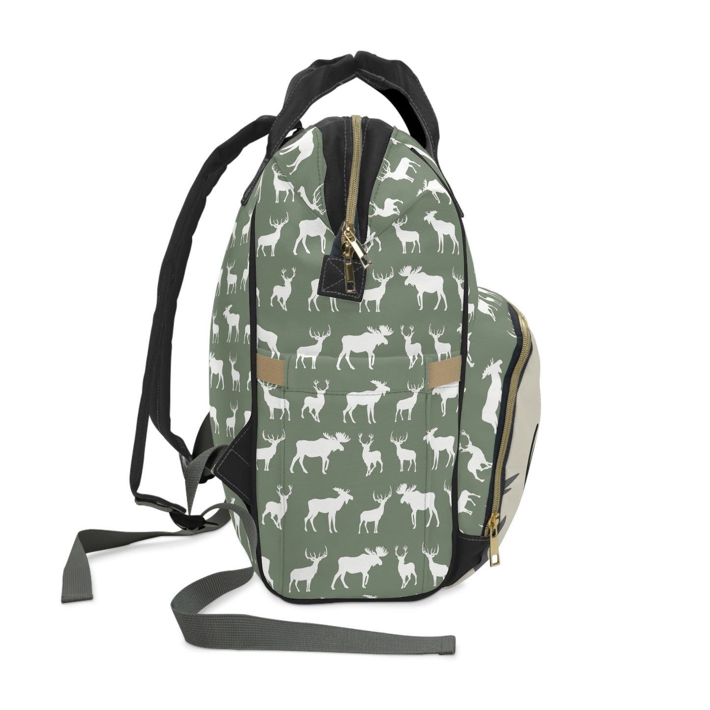 PERSONALIZED DIAPER BAG BACKPACK | WOODLAND BUCK