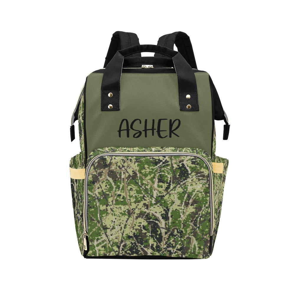 Hunting Camo Personalized Diaper Bag