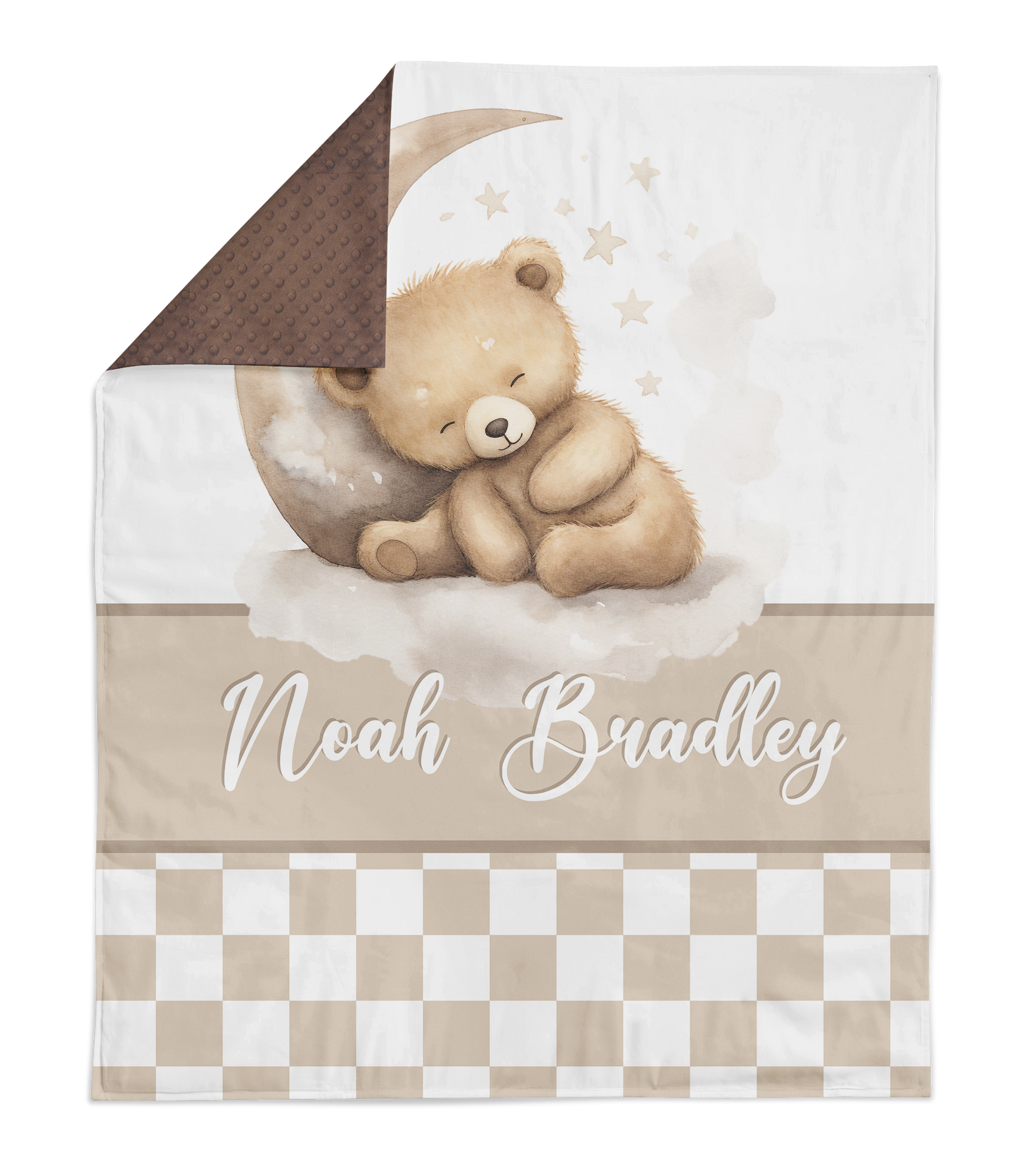 CRIB BEDDING - NEUTRAL TEDDY BEAR