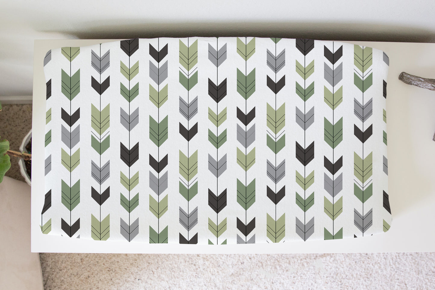 Sage Green Woodland Animals Crib Bedding Collection