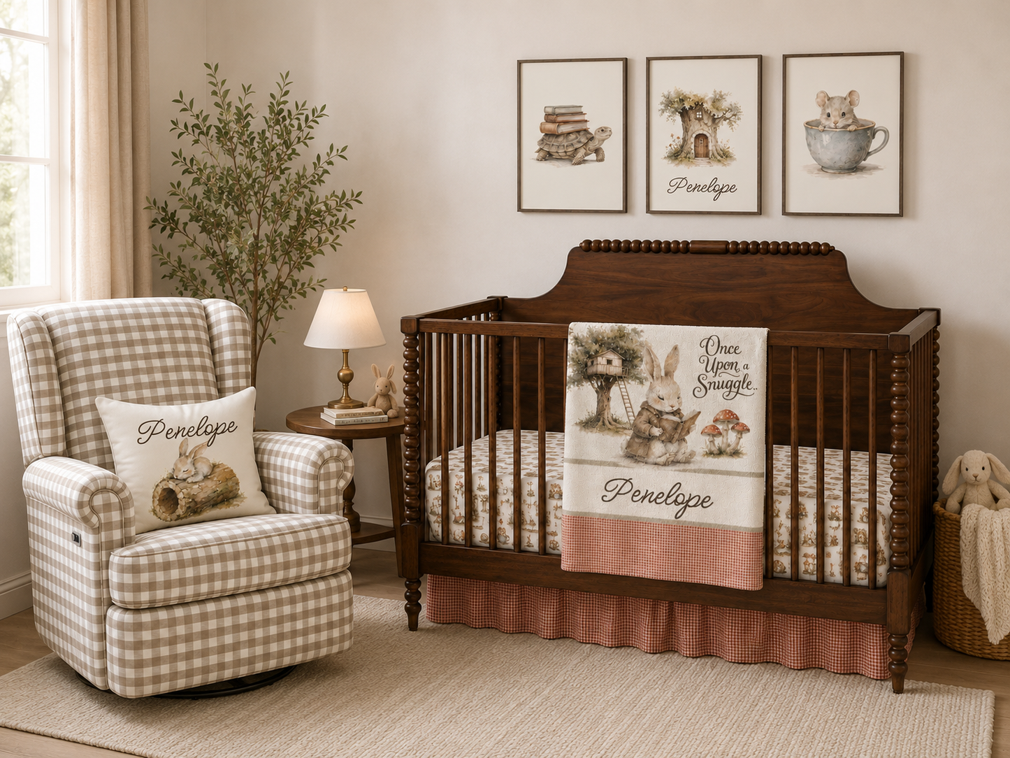 CRIB BEDDING - STORYBOOK WOODLANDS
