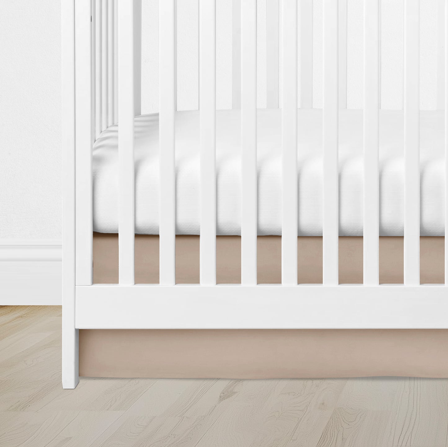 CRIB SKIRT - SOLID TAN