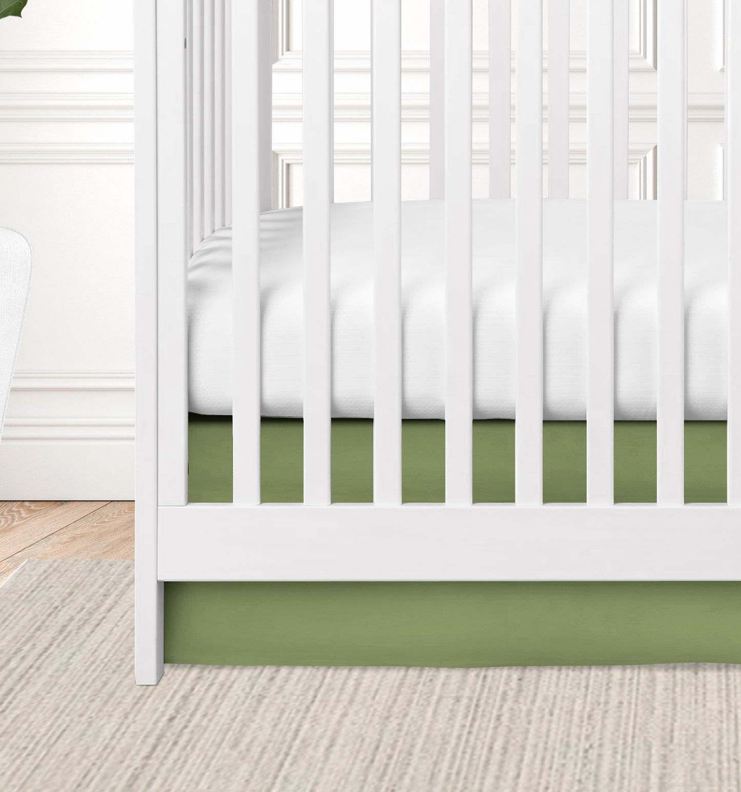 CRIB SKIRT - GREEN