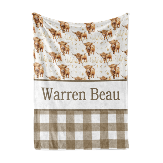 RESERVED - Custom Package - Large Minky Blanket, Gathered Crib Skirt, Pillow