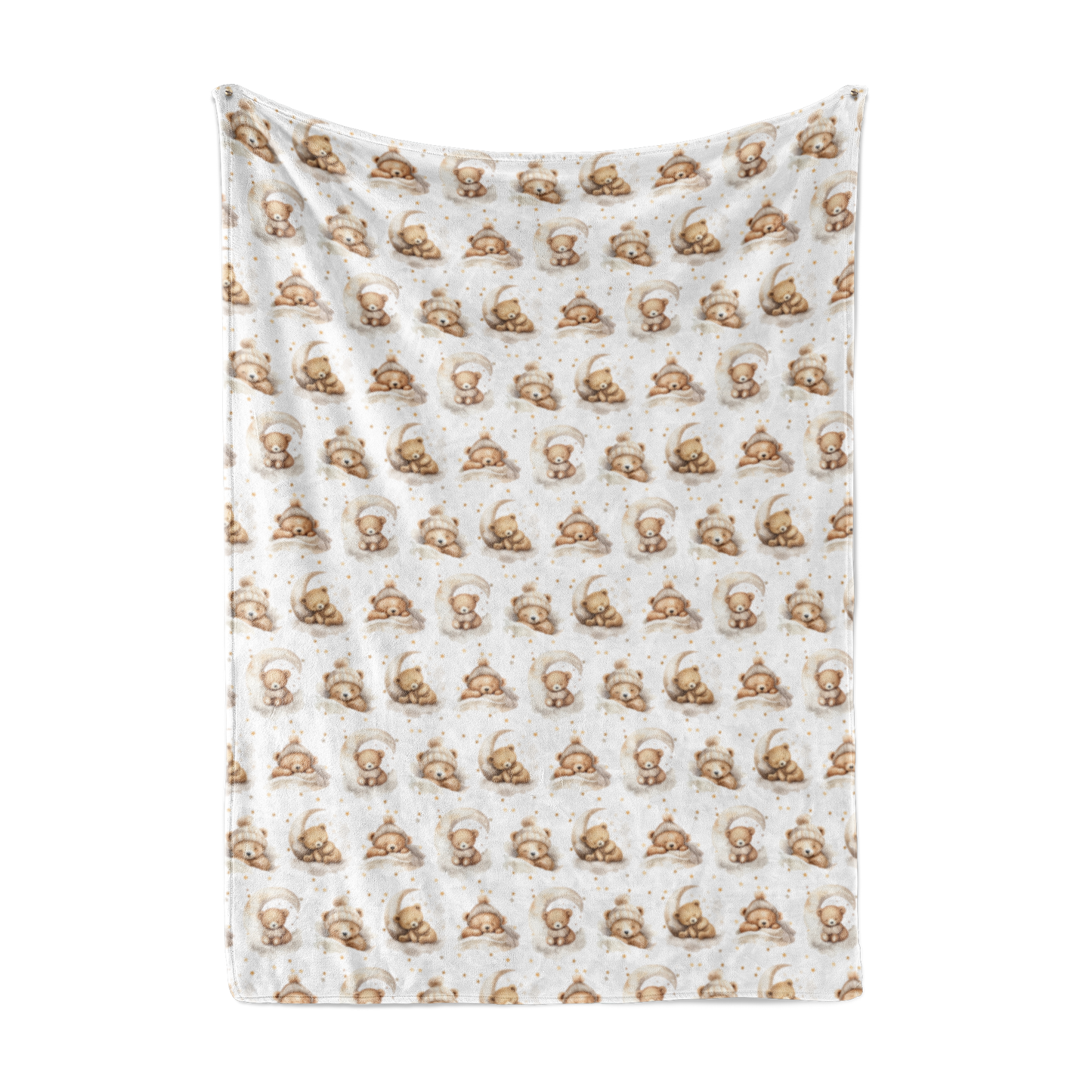 CUDDLE BLANKET - NEUTRAL TEDDY BEARS