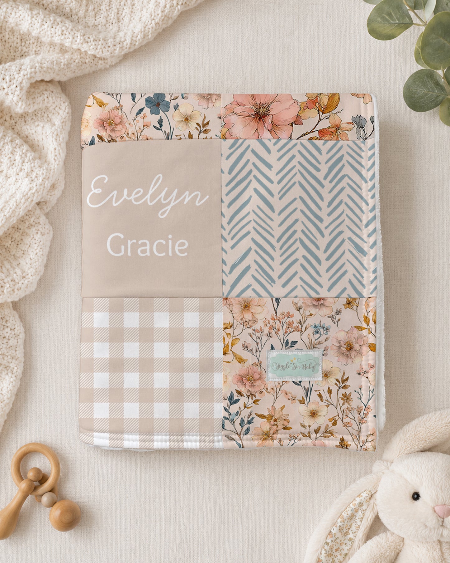 QUILT - WILD FLORAL PERSONALIZED
