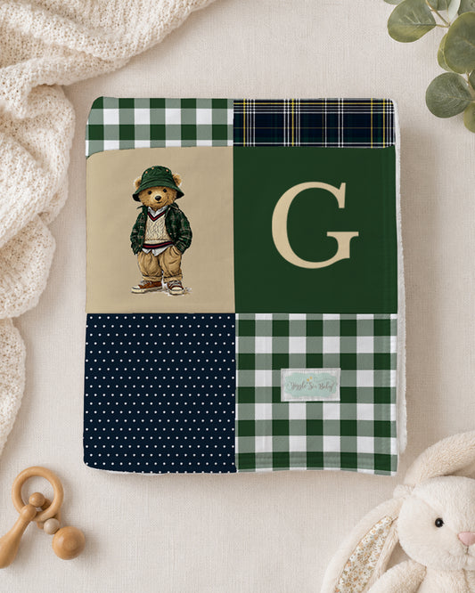 QUILT - POLO BEAR PERSONALIZED