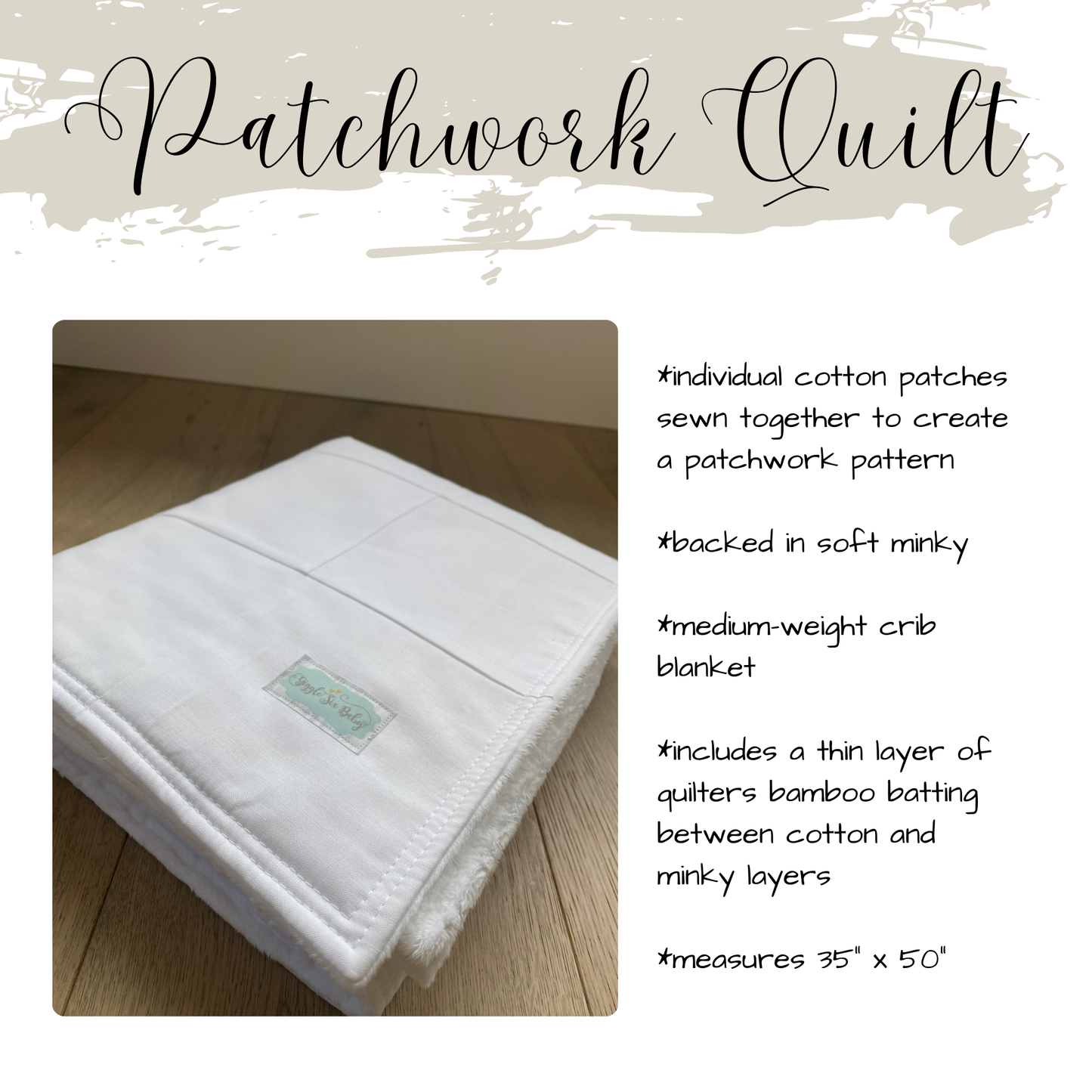 RESERVED- Custom Patchwork Quilt