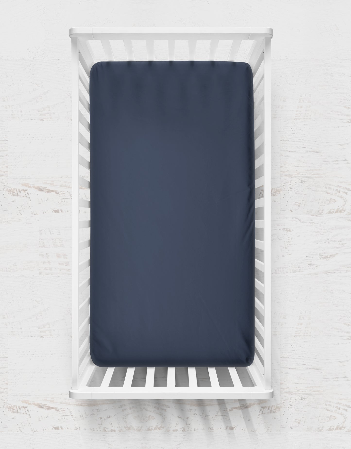 Solid Navy Crib Bedding