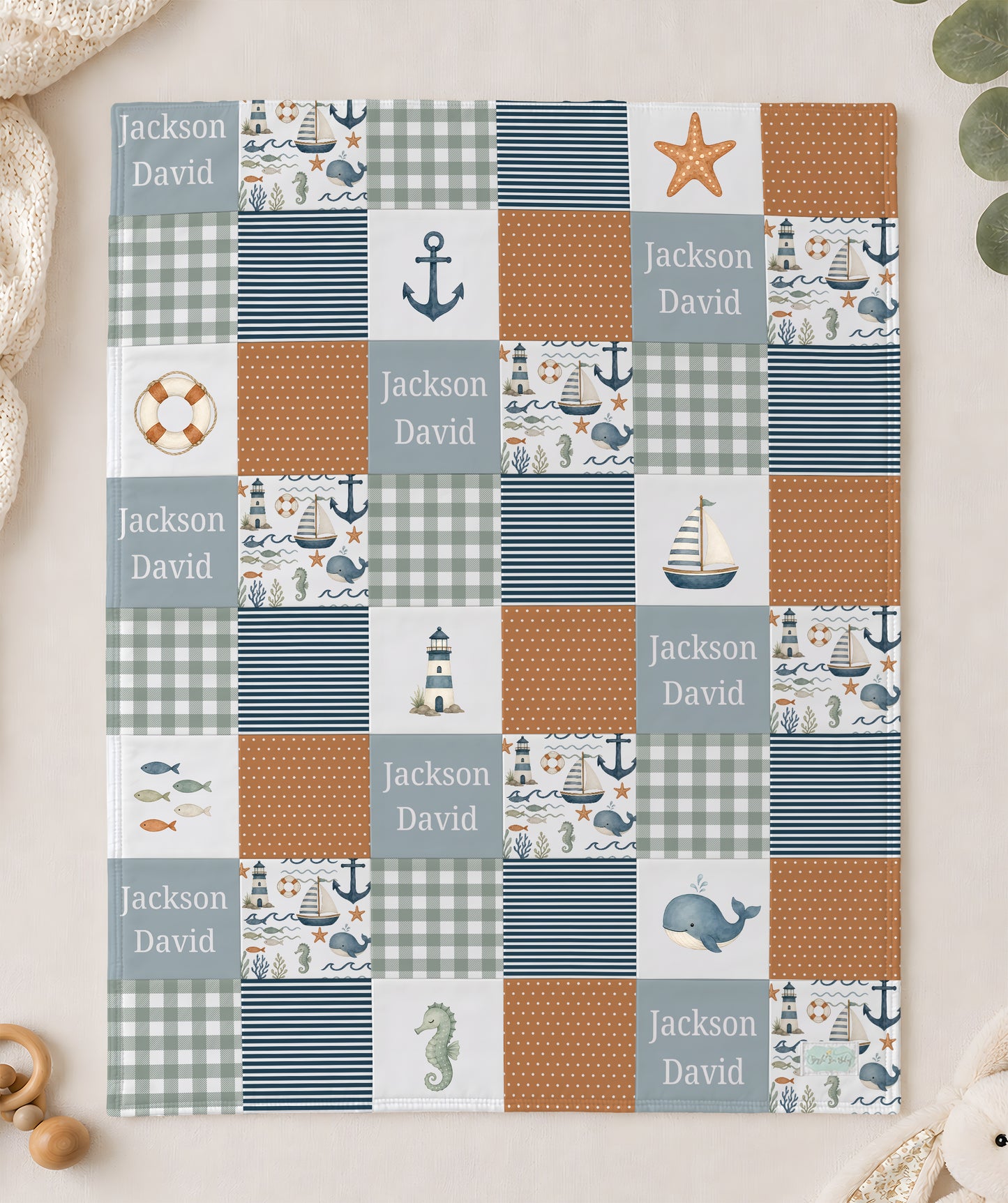 QUILT - PERSONALIZED NAUTICAL
