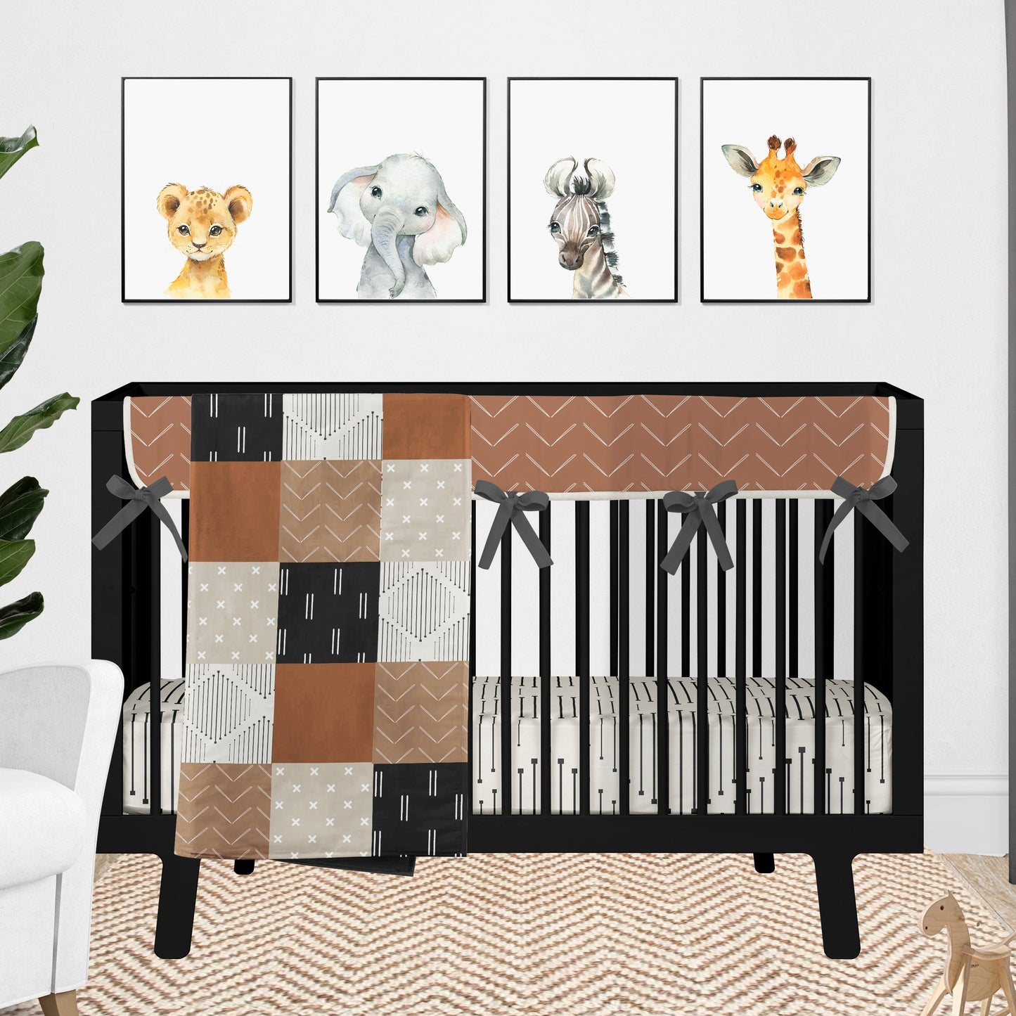 CRIB BEDDING I EARTHY NEUTRAL