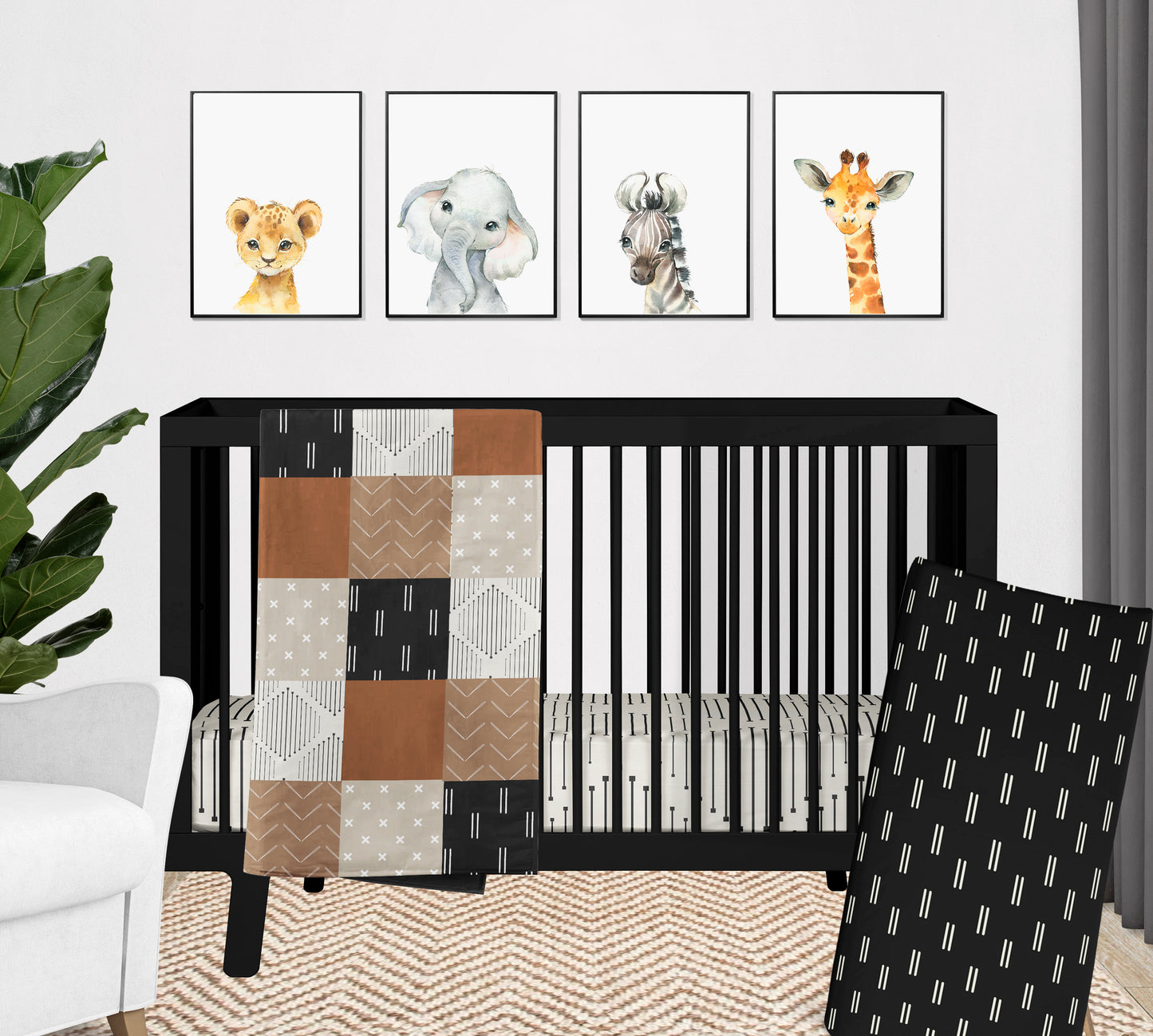 CRIB BEDDING I EARTHY NEUTRAL