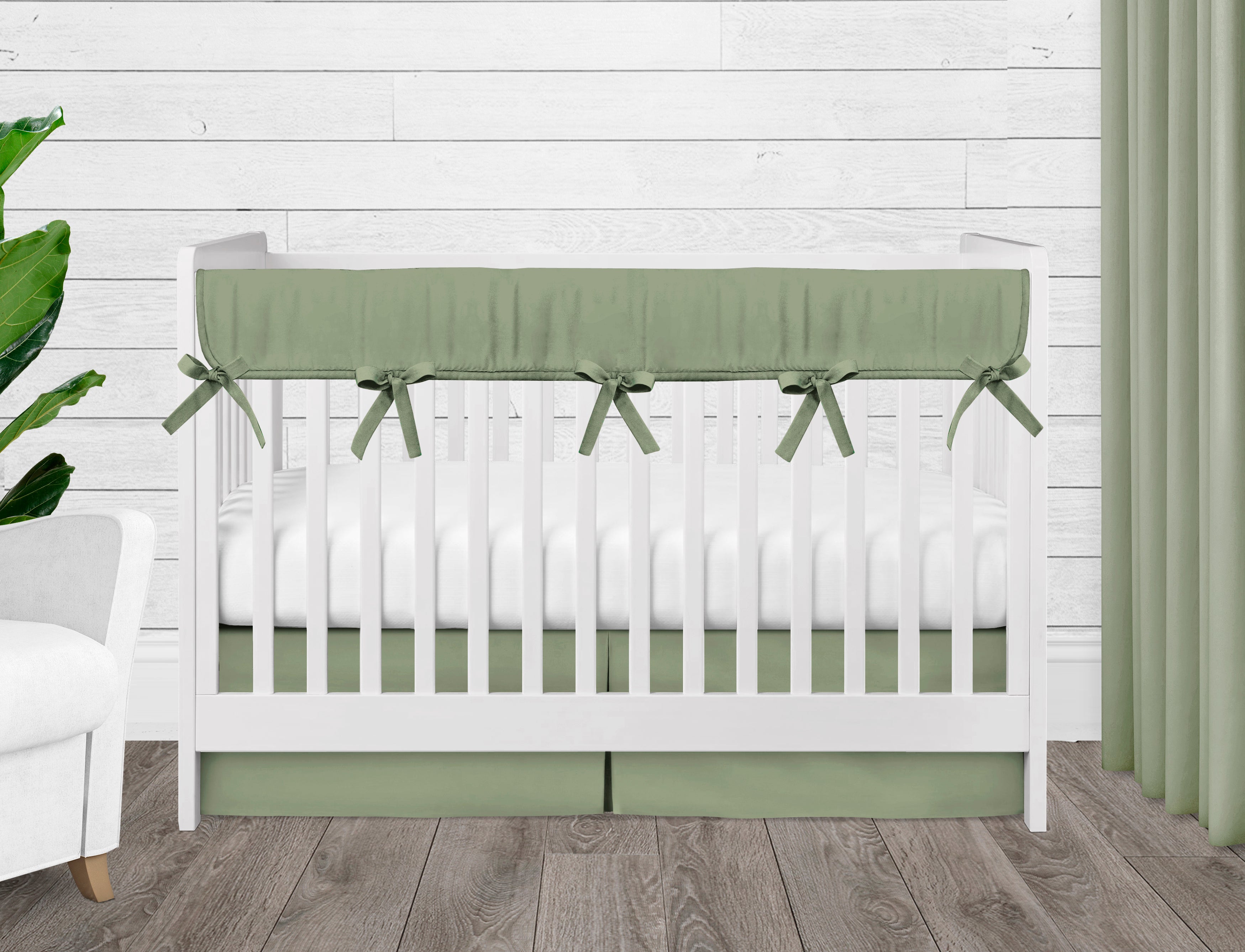 Green Safari Crib Bedding