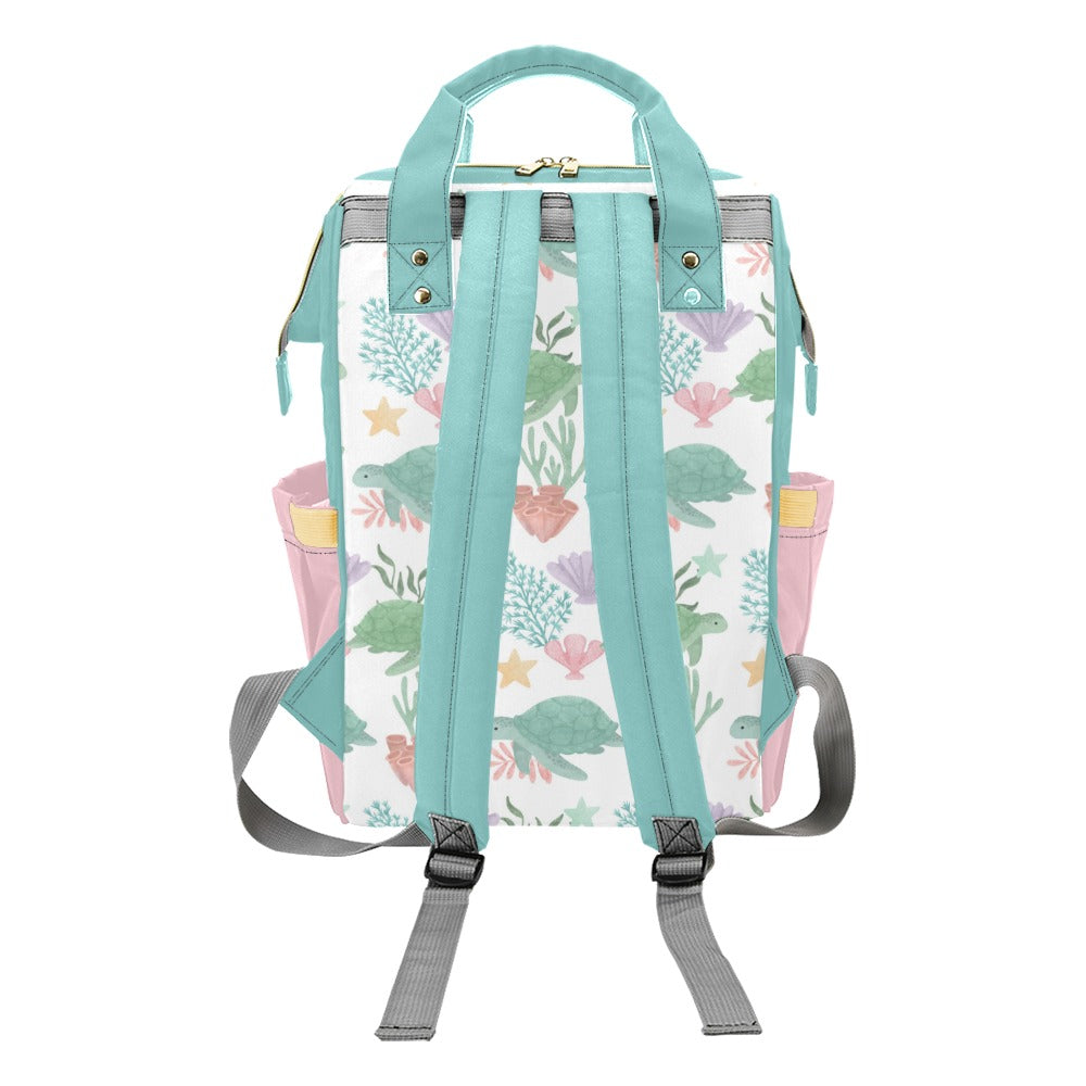DIAPER BAG BACKPACK - UNDER THE SEA