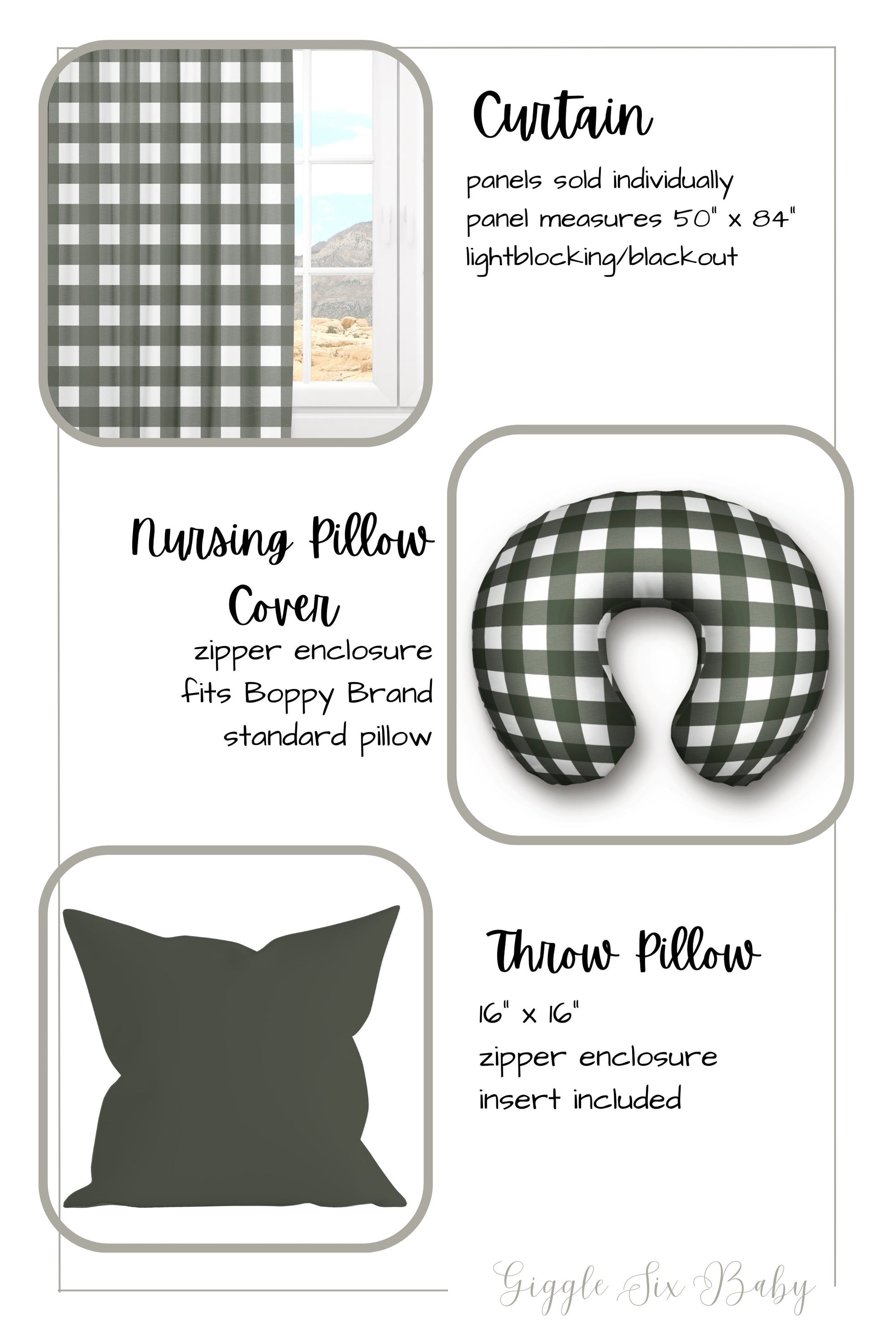 Bear Crib Bedding Pattern Options, Woodland Baby Boy Nursery Bedding, Mix and Match Custom Baby Bedding, Green Brown and Black Nursery