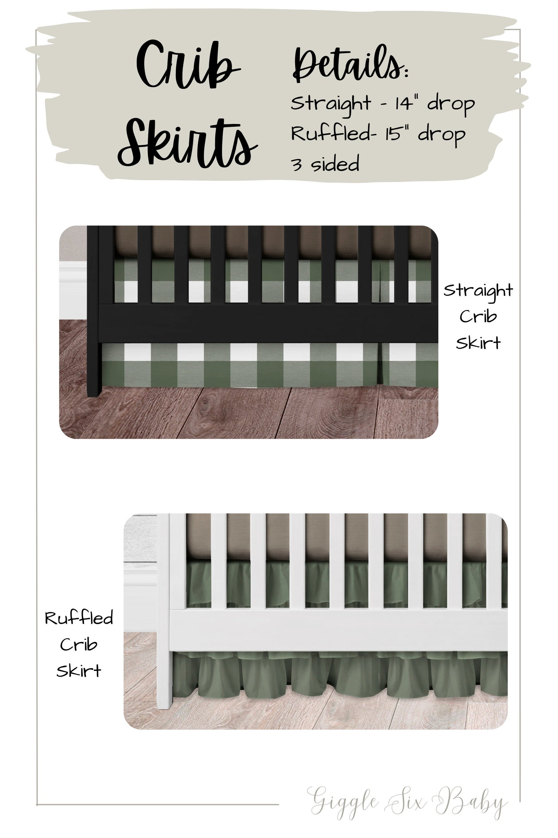 Bear Crib Bedding Pattern Options, Woodland Baby Boy Nursery Bedding, Mix and Match Custom Baby Bedding, Green Brown and Black Nursery