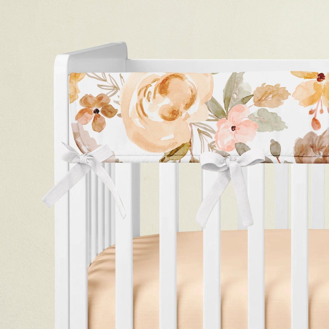 CRIB BEDDING I RUSTIC FLORAL HIGHLAND COW