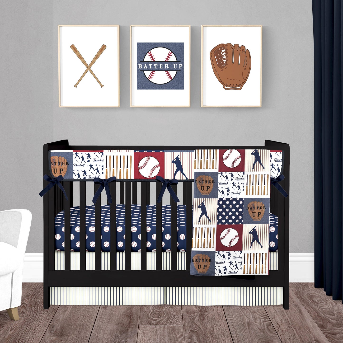 Baseball Crib Bedding