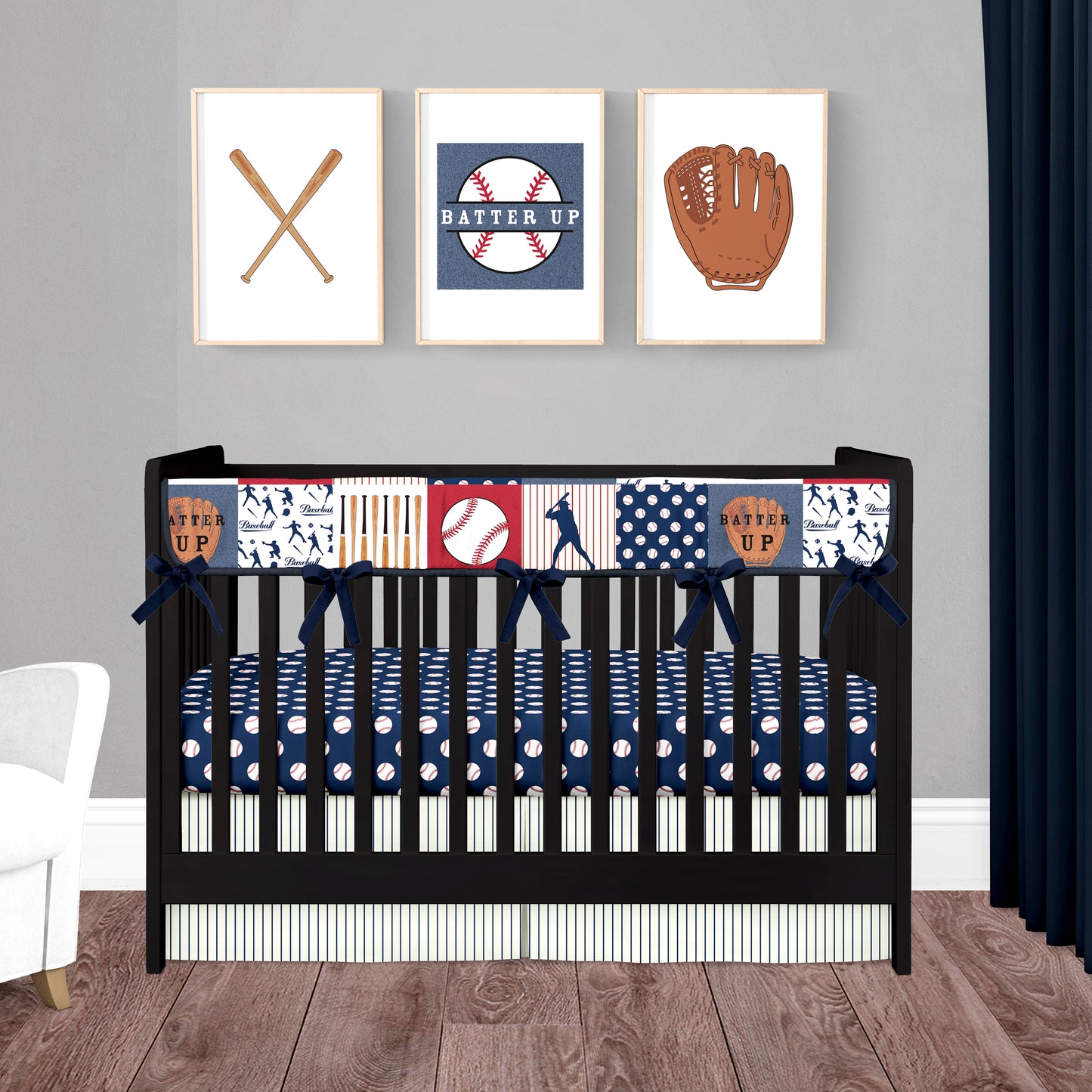 Baseball Crib Bedding