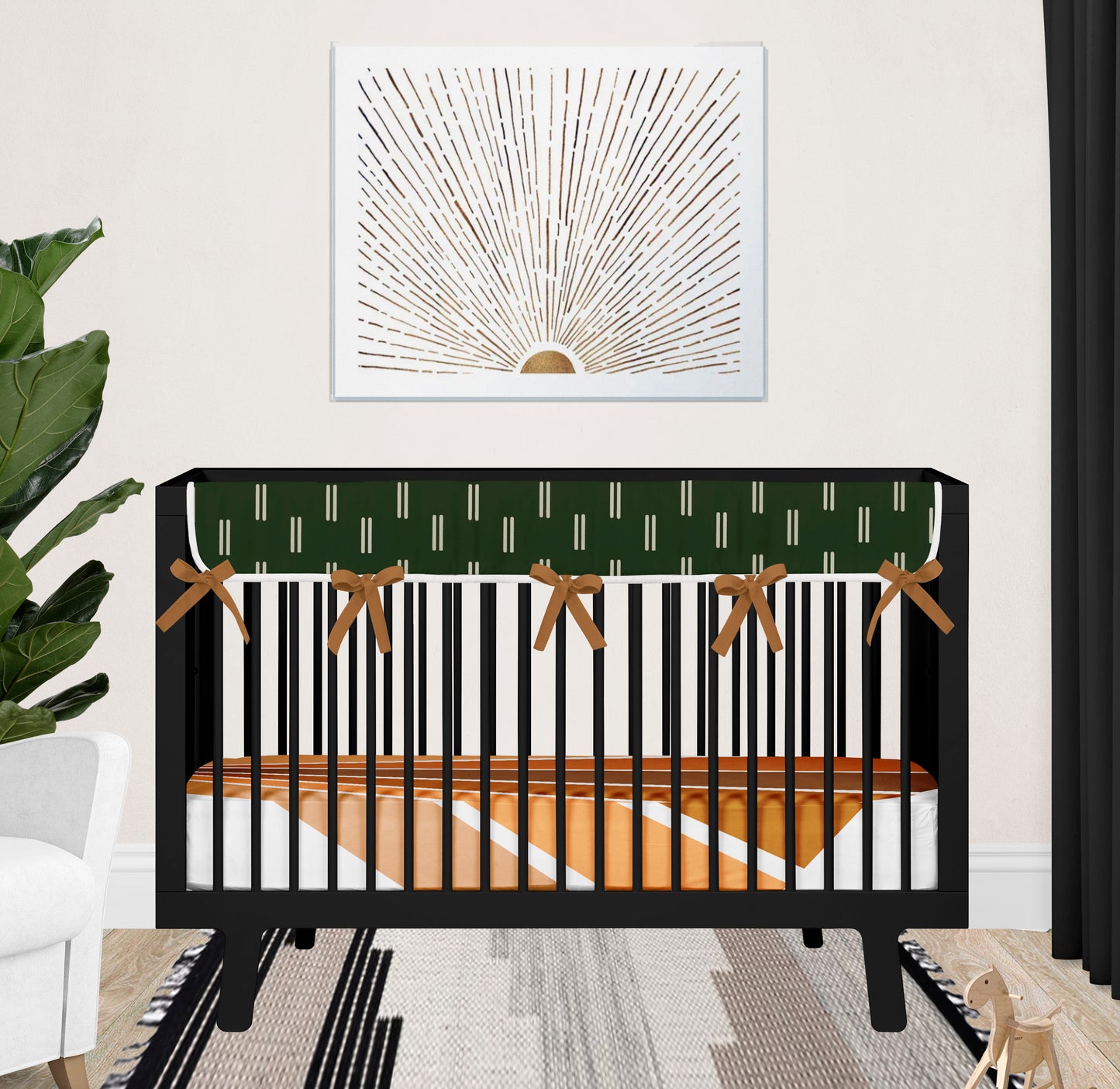 Boho Sun Nursery Bedding