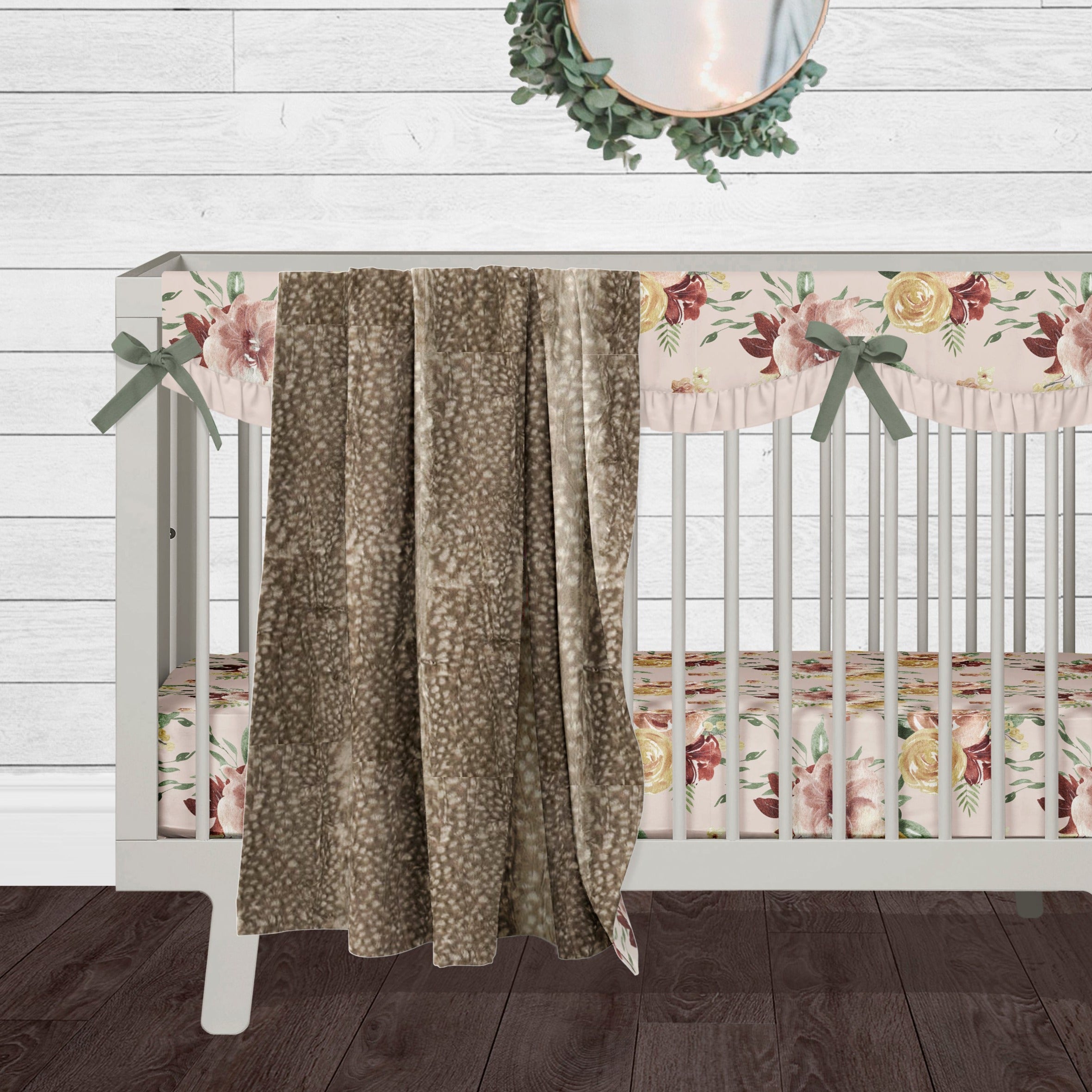 Fawn and Floral Nursery Set